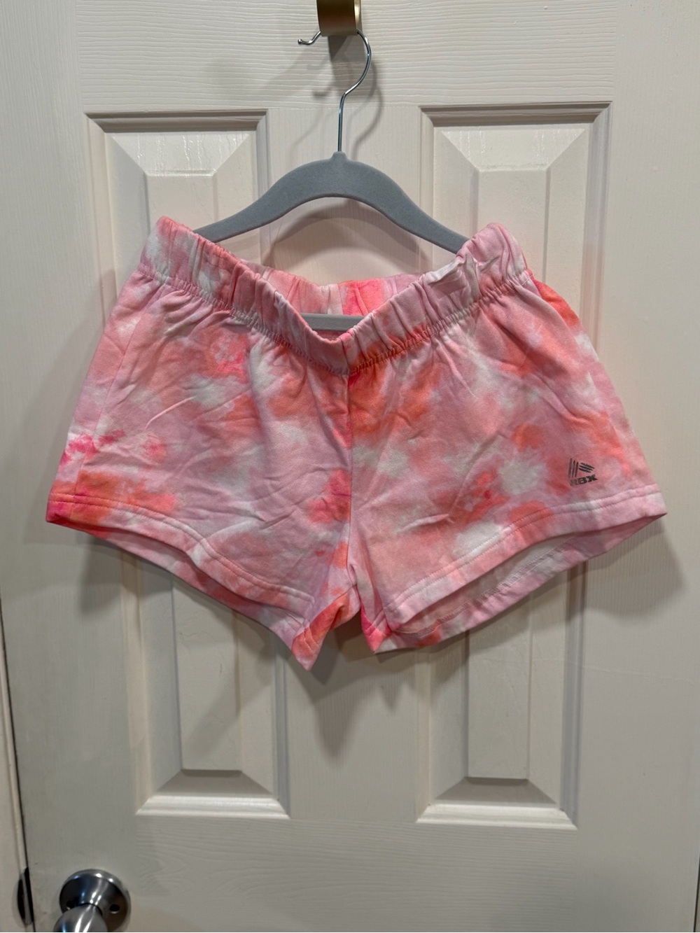 Girls RBX pink tie-dye shorts L 14/16